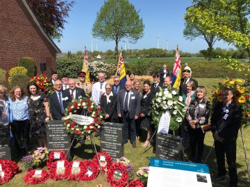 Steleneinweihung auf dem Friedhof Kutenholz am 8.5.2022