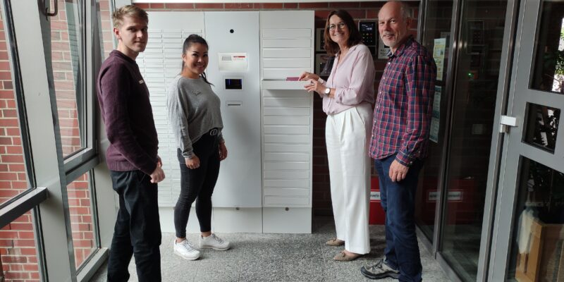 Einweihung der Dokumentenausgabebox im Rathaus Harsefeld