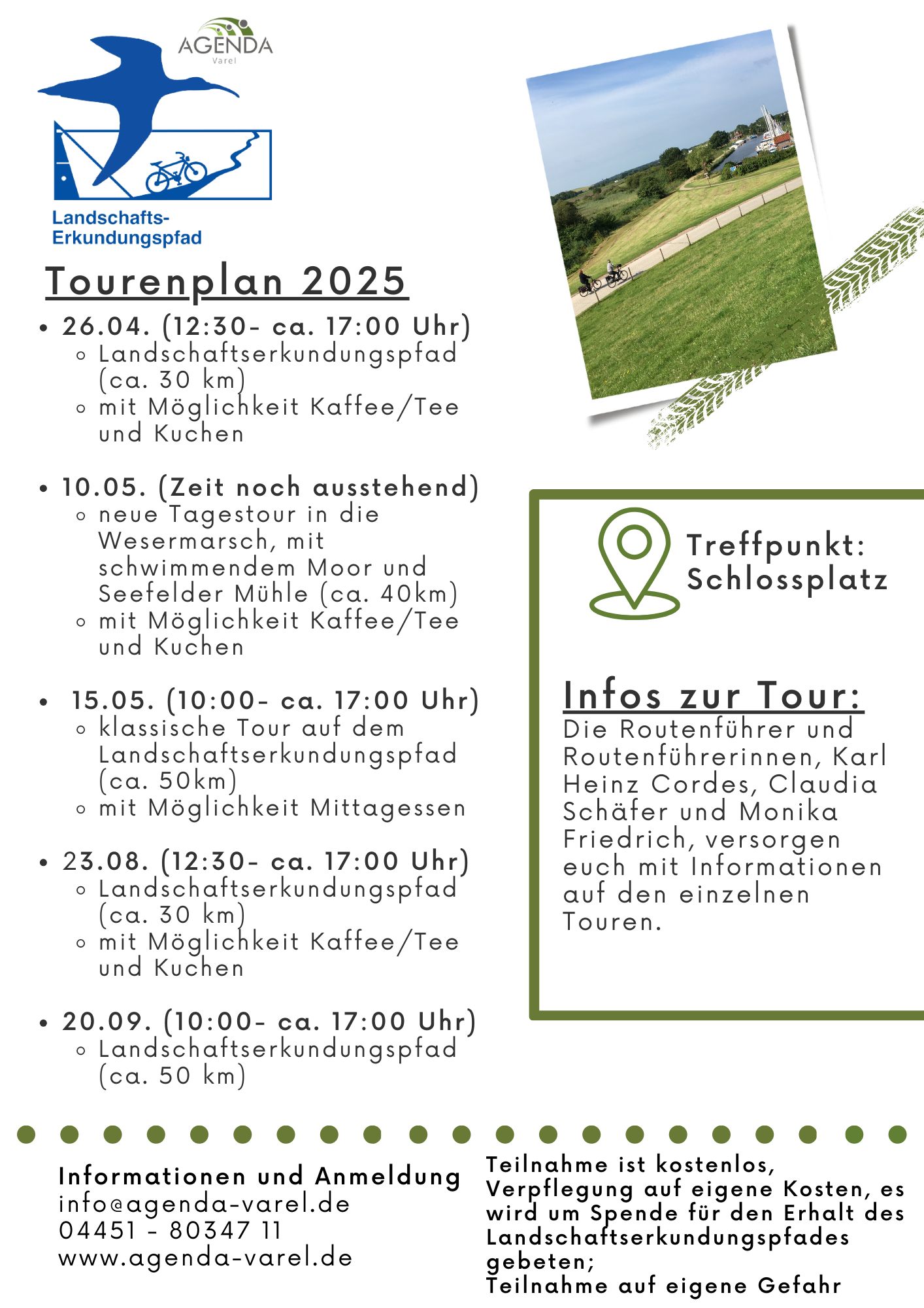 Landschaftserkundungspfad – Tourenplan 2025 – Niedersächsische LandNews