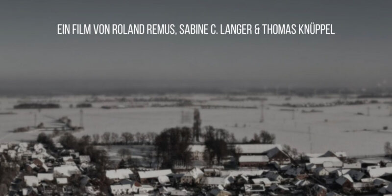 Filmplakat mit Dorfansicht Essenrode im Winter